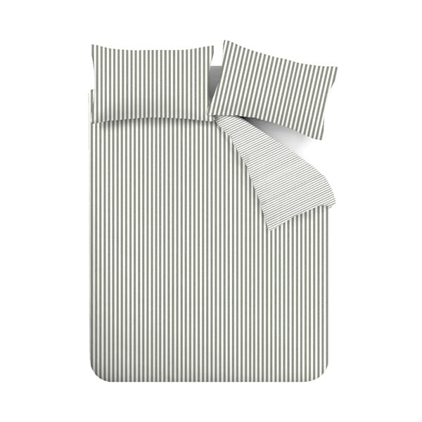 Zelené flanelové obliečky na dvojlôžko 200x200 cm – Catherine Lansfield