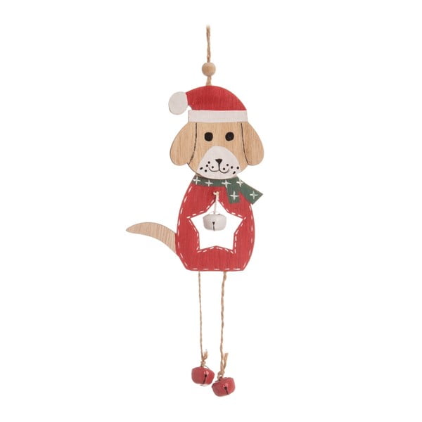 Drevená závesná dekorácia Unimasa Christmas Dog