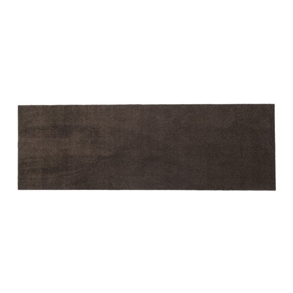 Tmavohnedá rohožka Tica copenhagen Unicolor, 67 × 200 cm