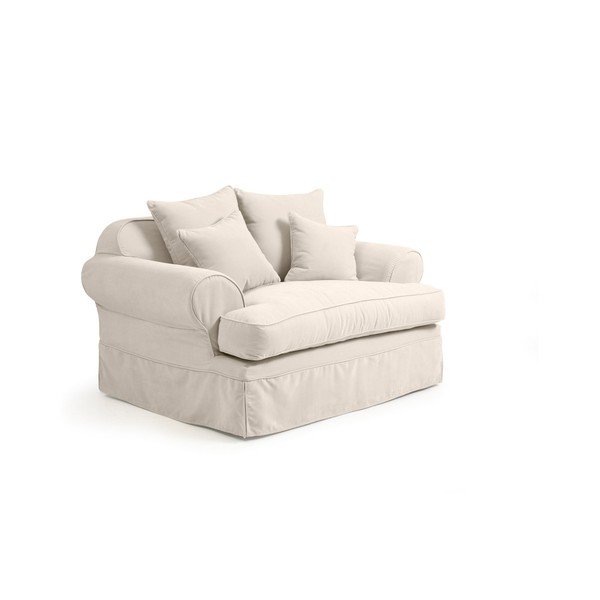 Krémové kreslo Max Winzer Hermine-image-1