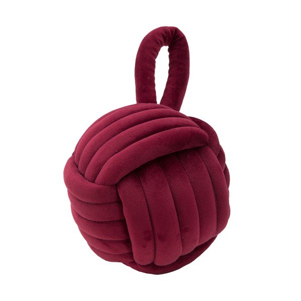 Vínovočervená zarážka do dverí Mauro Ferretti Ball, ø 14 cm-image-3