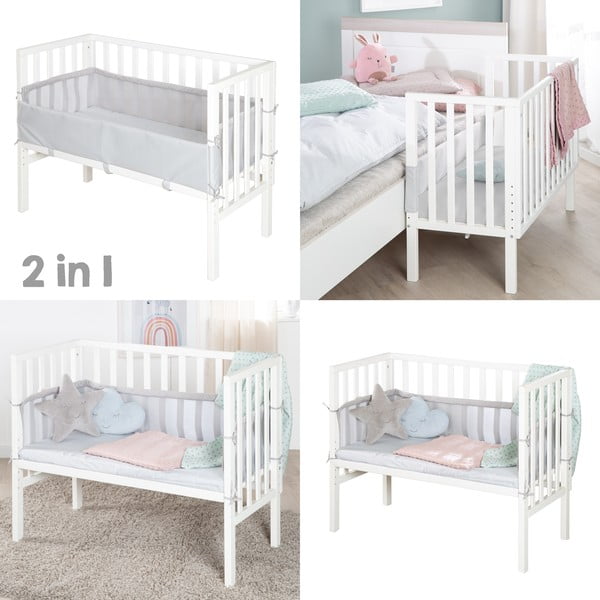 Biela postieľka 90x45 cm – Roba-image-1