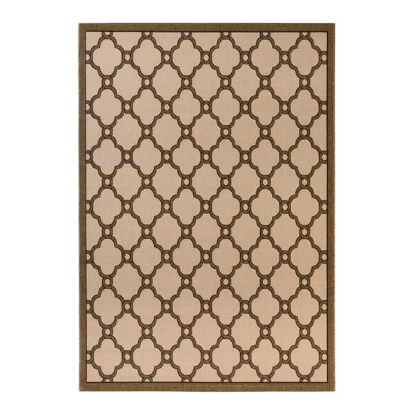 Béžový koberec vhodný do exteriéru Veranda Bisquit, 230 × 160 cm