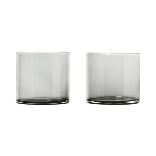 Súprava 2 čiernych pohárov Blomus Mera, 200 ml