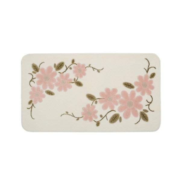Sada 2 kúpeľňových podložiek Confetti Bathmats Margherita White-image-1