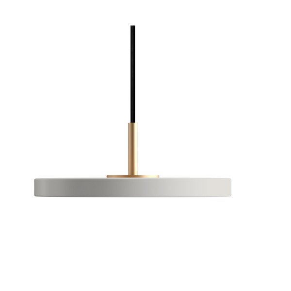 Svetlosivé LED závesné svietidlo s kovovým tienidlom ø 15 cm Asteria Micro – UMAGE-image-4