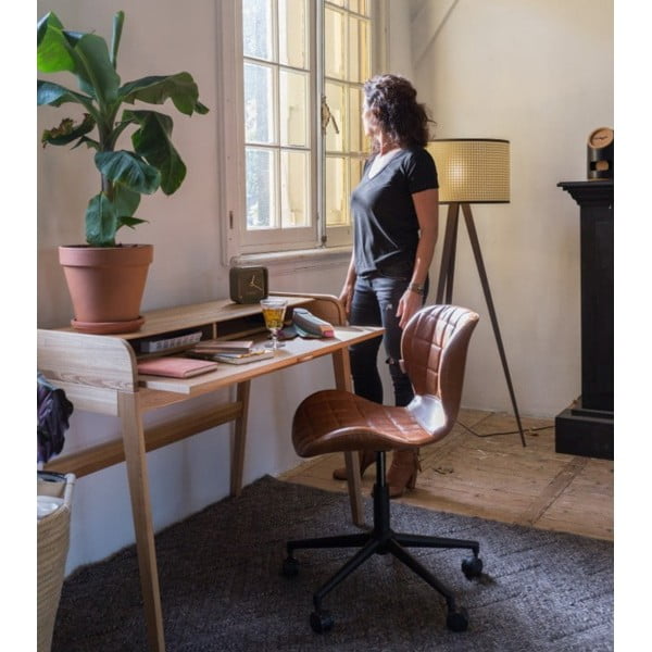 Hnedá kancelárska stolička Zuiver Office Chair OMG-image-1