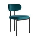 Zamatové jedálenské stoličky v petrolejovej farbe v súprave 2 ks Sonja – Light & Living