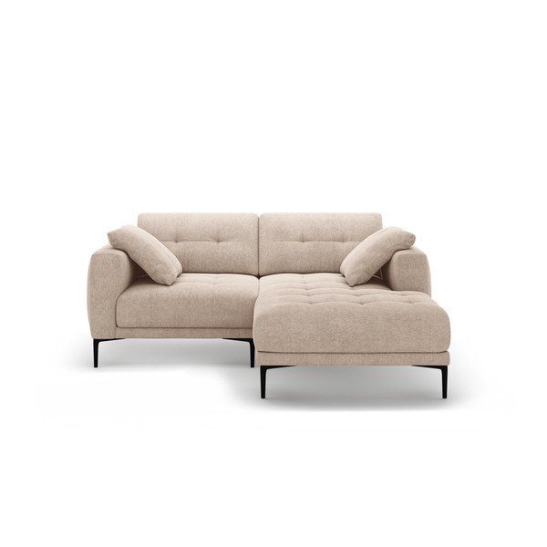 Svetlohnedá rohová pohovka (pravý roh/s leňoškou) Bemy – Micadoni 