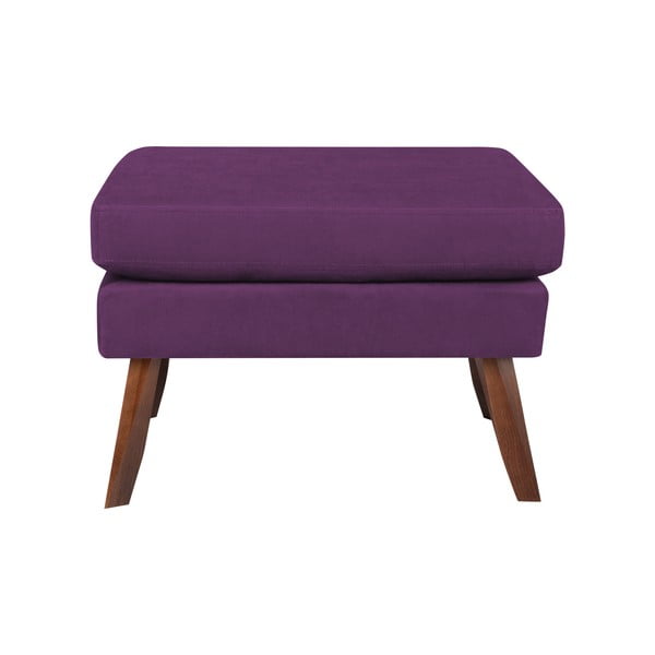 Tmavofialový taburet Mazzini Sofas Elena-image-3