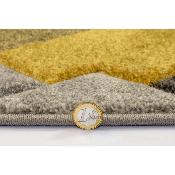 Žltý/sivý koberec 160x230 cm Nimbus – Flair Rugs-image-3