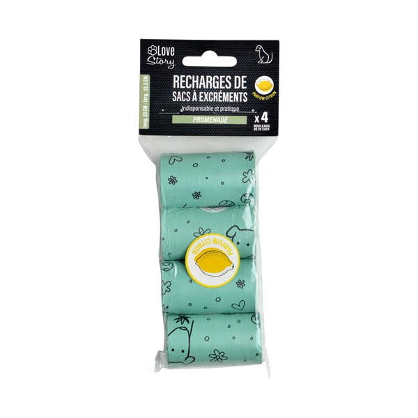 Vrecká na exkrementy 4 ks – Love Story