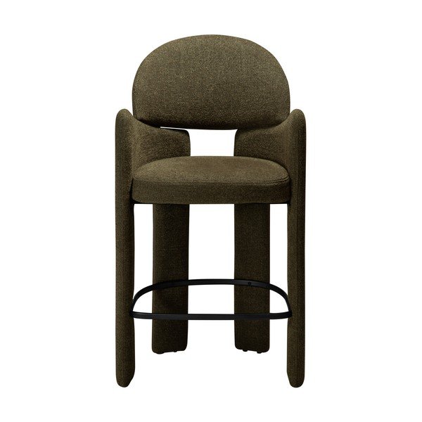 Khaki barová stolička (výška sedadla 68,5 cm) Aole – DAN-FORM Denmark-image-1