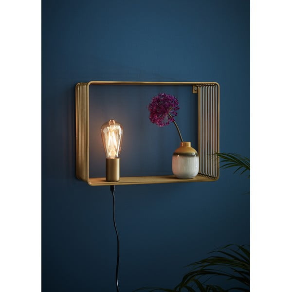 Nástenné svietidlo v zlatej farbe Markslöjd Shelf Wall Gold-image-1