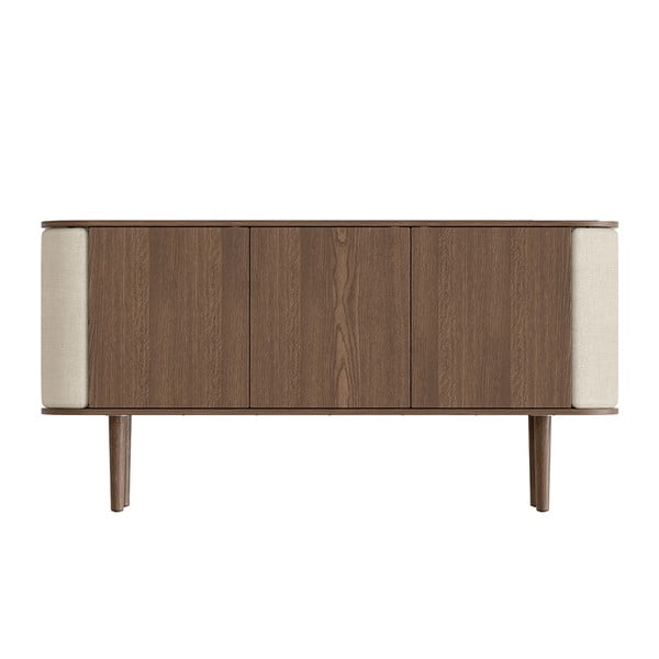 Hnedo-béžová nízka komoda v dekore duba 150x75 cm Treasures – UMAGE-image-3