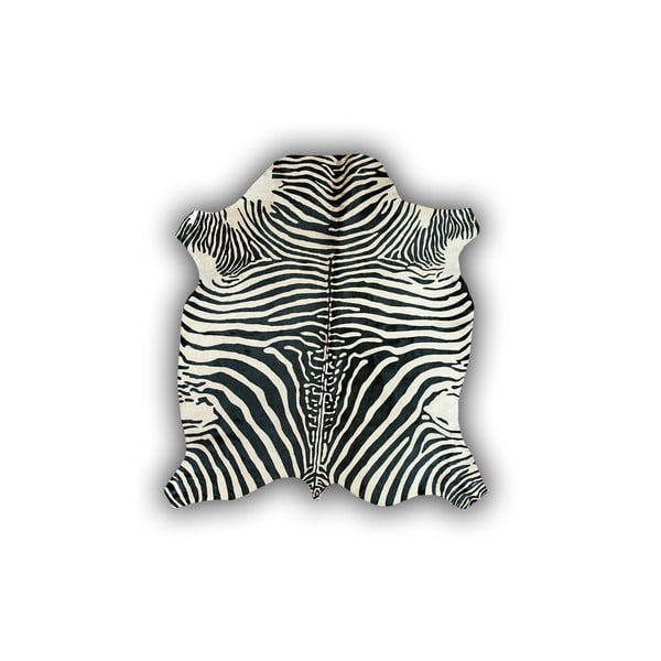Kožená predložka s motívom zebry Pipsa Normand Cow, 170 × 190 cm