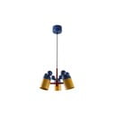 Modrý detský luster s kovovým tienidlom ø 30 cm Mouse II – GTV