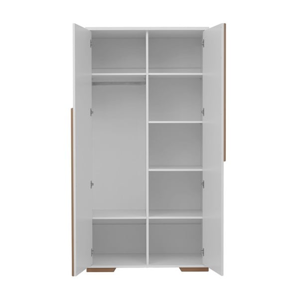 Biela detská šatníková skriňa Pinio Snap, 98 x 195 cm-image-2