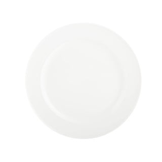 Biely porcelánový tanier Mikasa Ridget, ø 29 cm