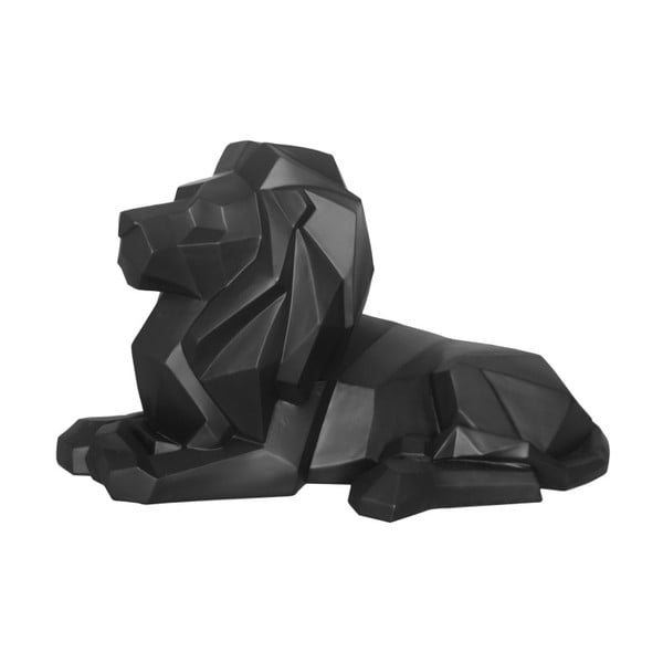 Matne čierna soška PT LIVING Origami Lion