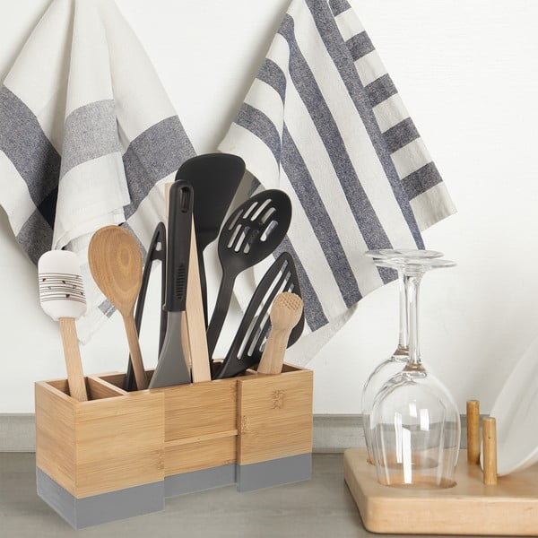 Bambusový stojan na kuchynské náčinie - Orion-image-1