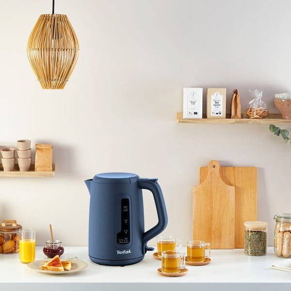 Tmavomodrá plastová rýchlovarná kanvica 1,7 l KO2M0410 – Tefal-image-4