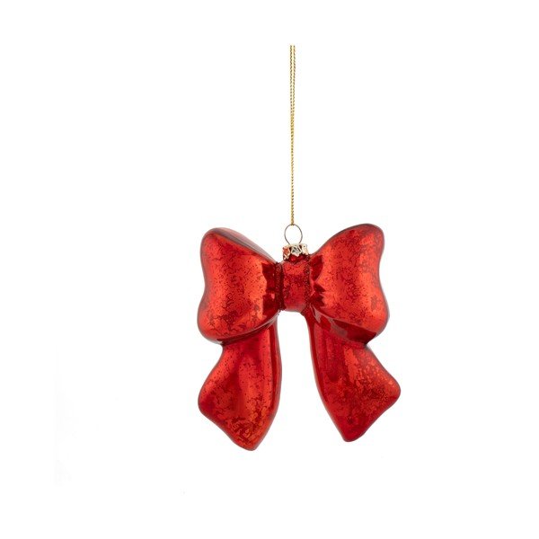 Sklenená vianočná ozdoba 3,5 cm Bow – Sass & Belle