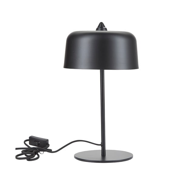Čierna stolová lampa Bahne & CO, výška 39 cm