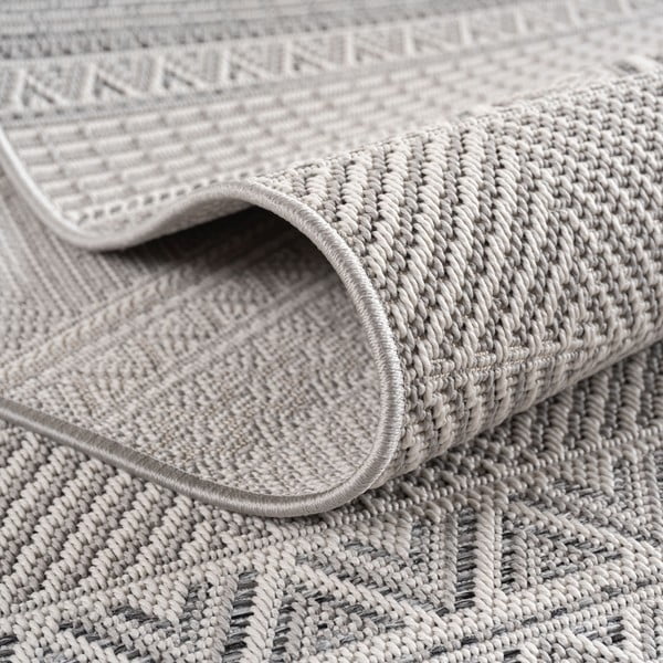 Sivý vnútorný a vonkajší behúň 80x250 cm Desert 1302 – Ayyildiz Carpets-image-2