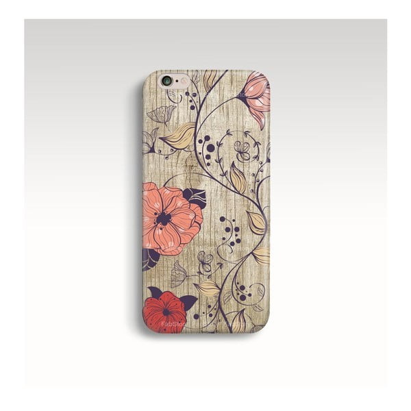 Obal na telefón Wood Floral pre iPhone 6/6S
