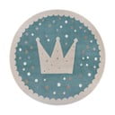 Modrý detský koberec ø 100 cm Crown – Hanse Home