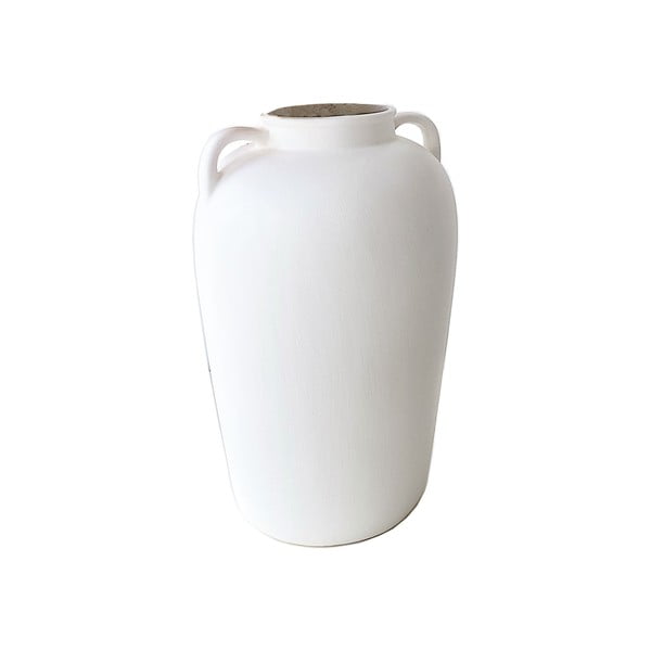 Biela keramická váza Rulina Pottle