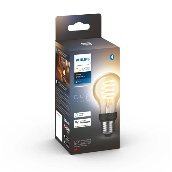 Filamentová inteligentná žiarovka E27, 7 W White ambiance – Philips Hue-image-3