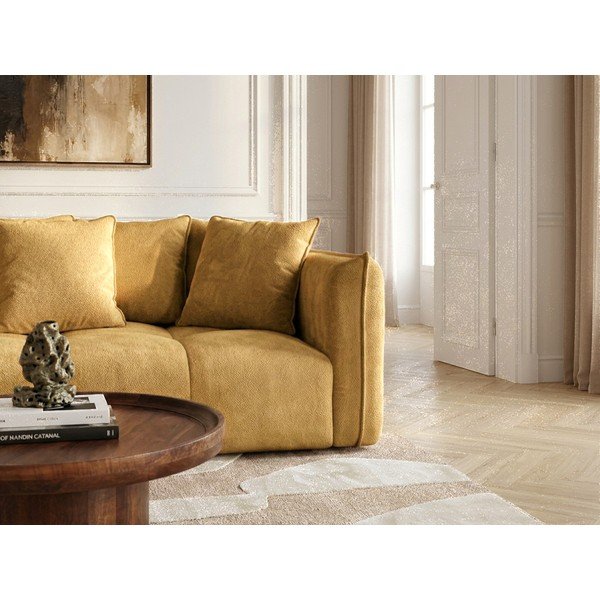 Žltá ženilková pohovka Harlem – Bobochic Paris-image-2