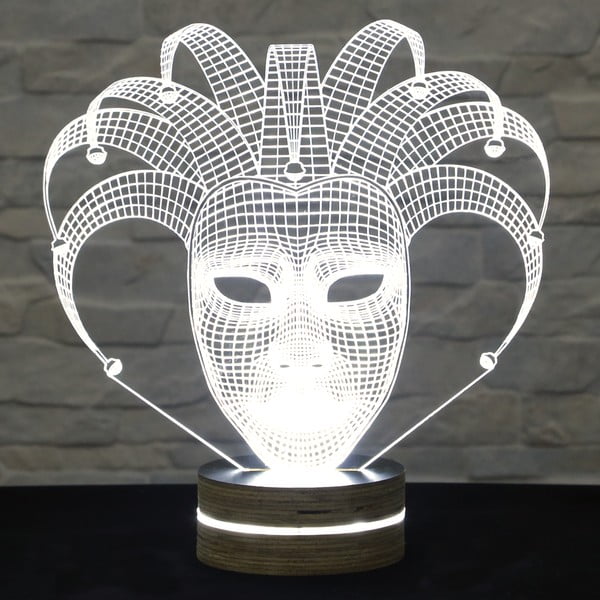 3D stolová lampa Glam Mask