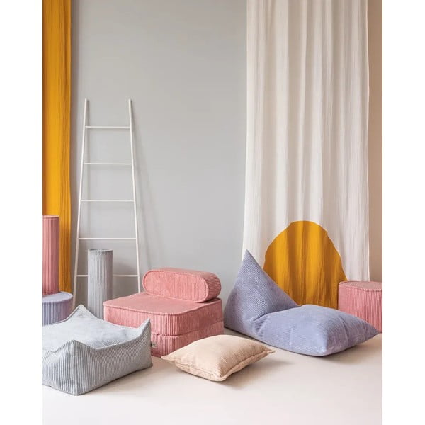 Svetlohnedý menčestrový detský pohovkový vankúš Bolster – Wigiwama-image-3