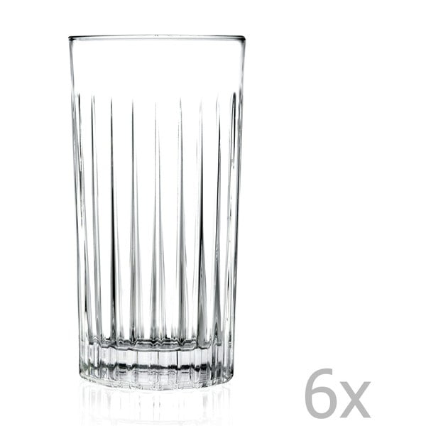 Sada 6 pohárov z krištáľového skla Côté Table Tiziana, 440 ml