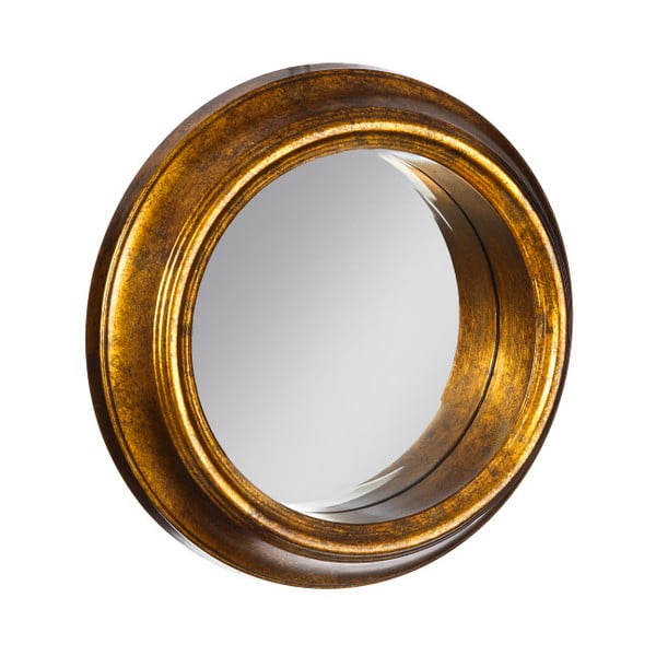 Zrkadlo v zlatej farbe  Ixia Goldie, ⌀ 37 cm