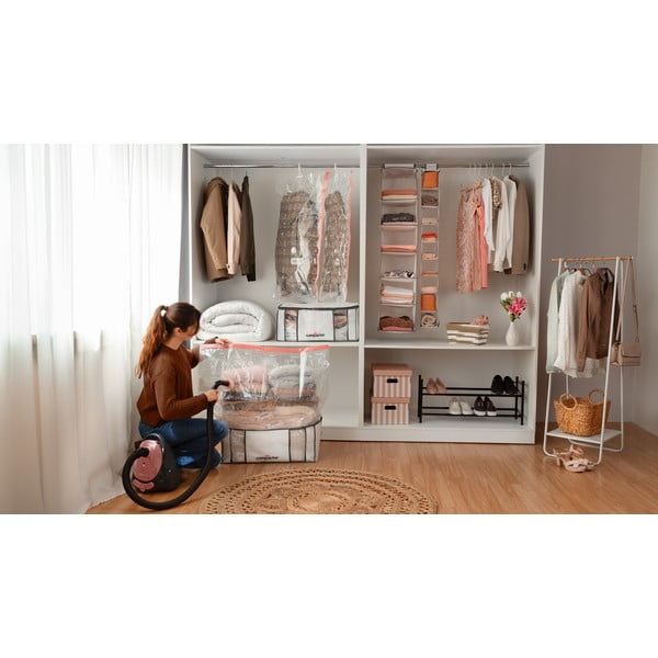 Kartónové úložné boxy v súprave 2 ks s vekom Stripes – Compactor-image-3