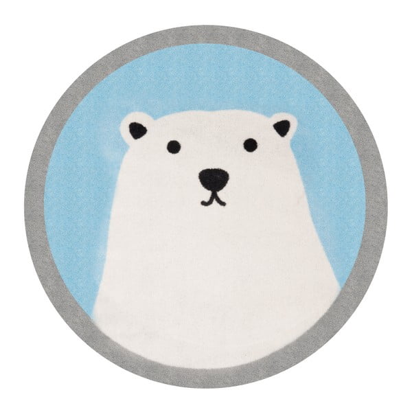 Detský koberec Zala Living Polar Bear, ⌀ 100 cm