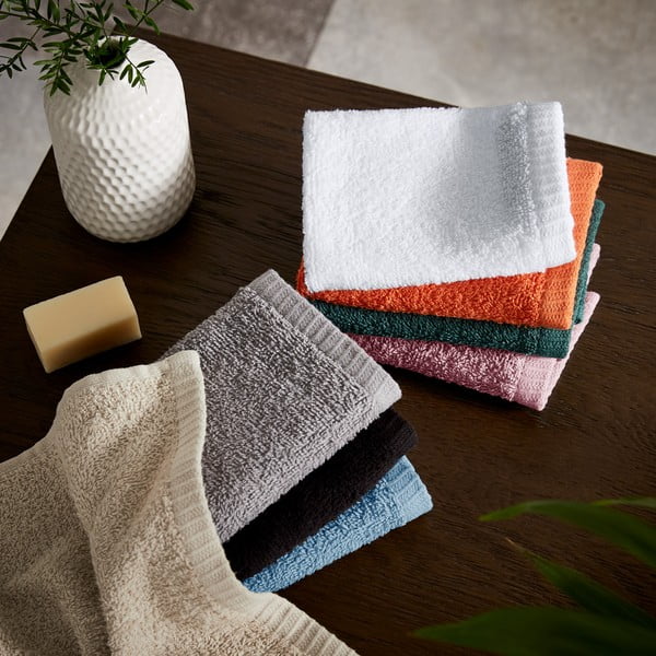 Modré rýchloschnúce bavlnené uteráky v súprave 4 ks 30x30 cm Quick Dry – Catherine Lansfield-image-3