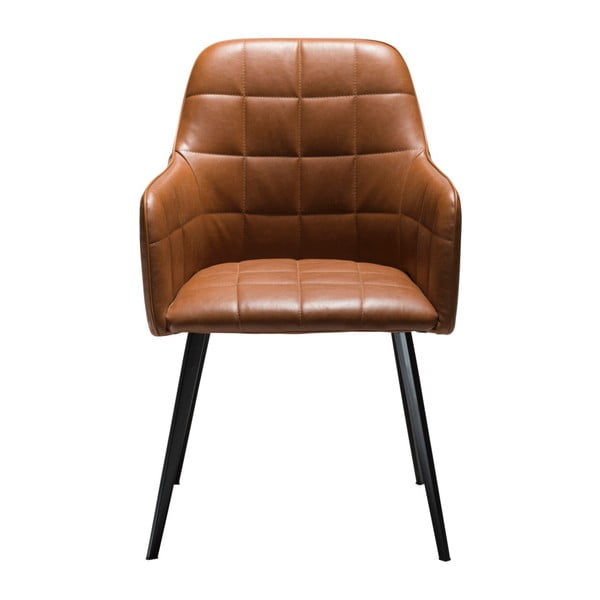 Hnedá koženková stolička DAN-FORM Denmark Embrace Vintage-image-2