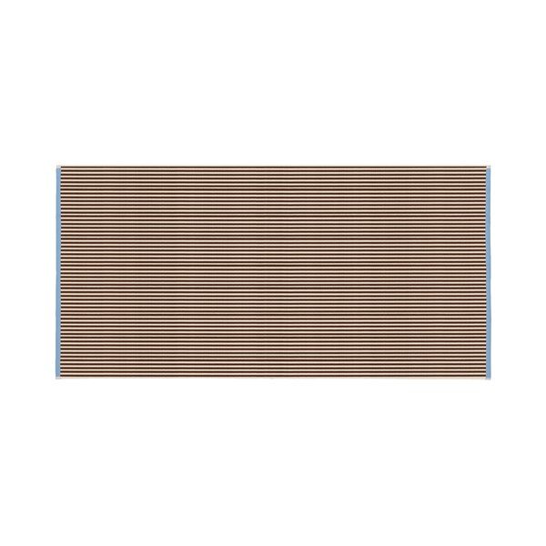 Hnedá/krémovobiela froté bavlnená osuška 70x140 cm Gobo – noo.ma-image-2