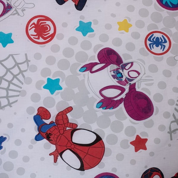 Modrá bavlnená detská obliečka na jednolôžko 140x200 cm Spidey – Jerry Fabrics-image-4