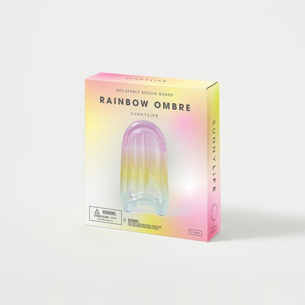 Nafukovacie ležadlo Sunnylife Rainbow Ombre-image-4