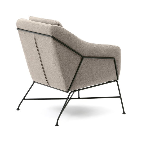 Béžové kreslo Brida – Kave Home-image-4