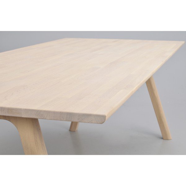 Rozkladací jedálenský stôl z dubového dreva 95x220 cm Clapperton – Rowico-image-2