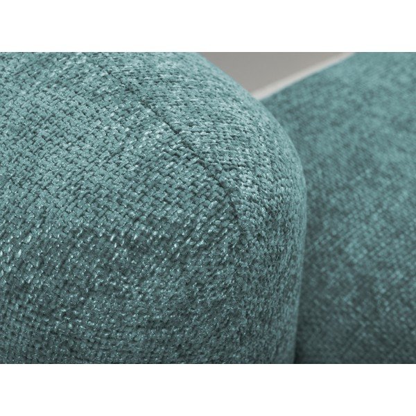 Modrá ženilková rozkladacia/s úložným priestorom rohová pohovka (pravý roh/s leňoškou) Mele – Makamii-image-4