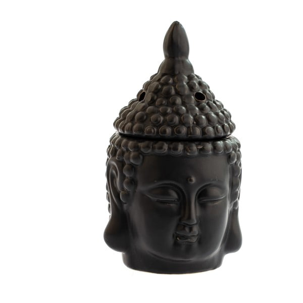 Čierna keramická aromalampa Dakls Buddha