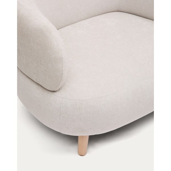 Béžové ženilkové kreslo Luisa – Kave Home-image-1